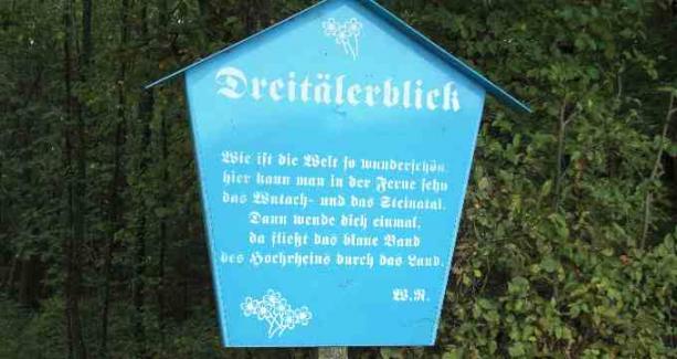 Auf der Hochrheinwanderung